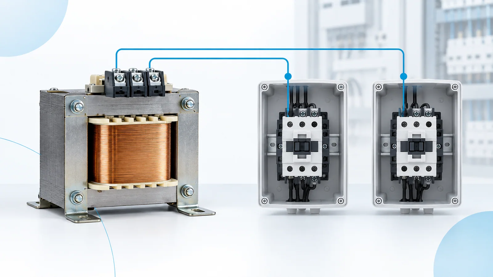 Control Transformer Sizing for Contactor Pickup and Holding