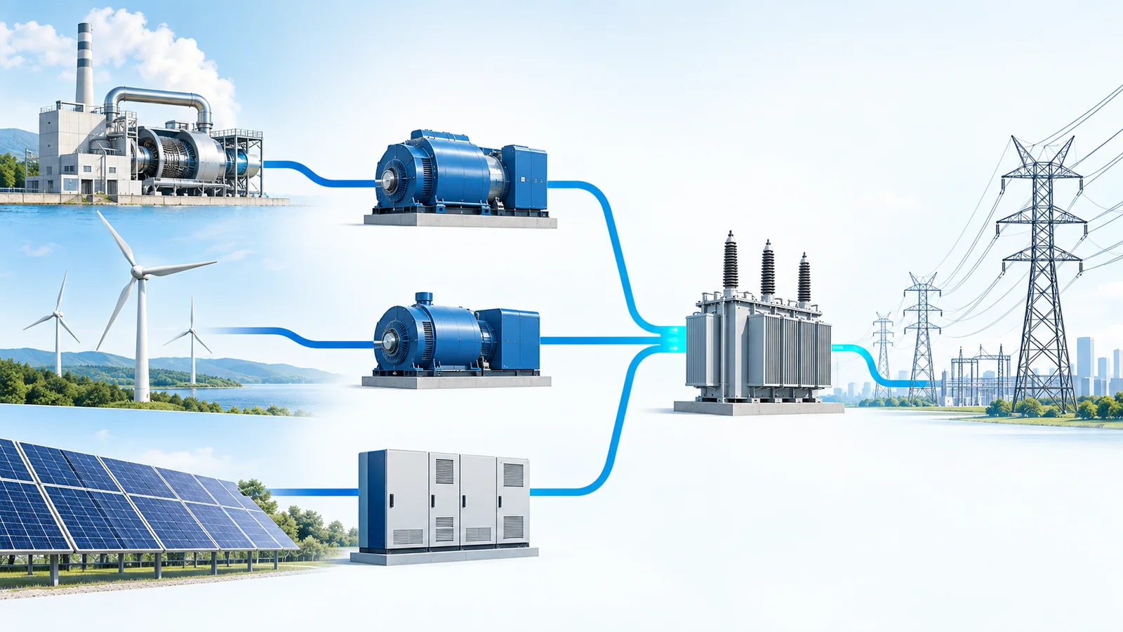 How Is Electricity Generated? From Energy Source to Power Grid