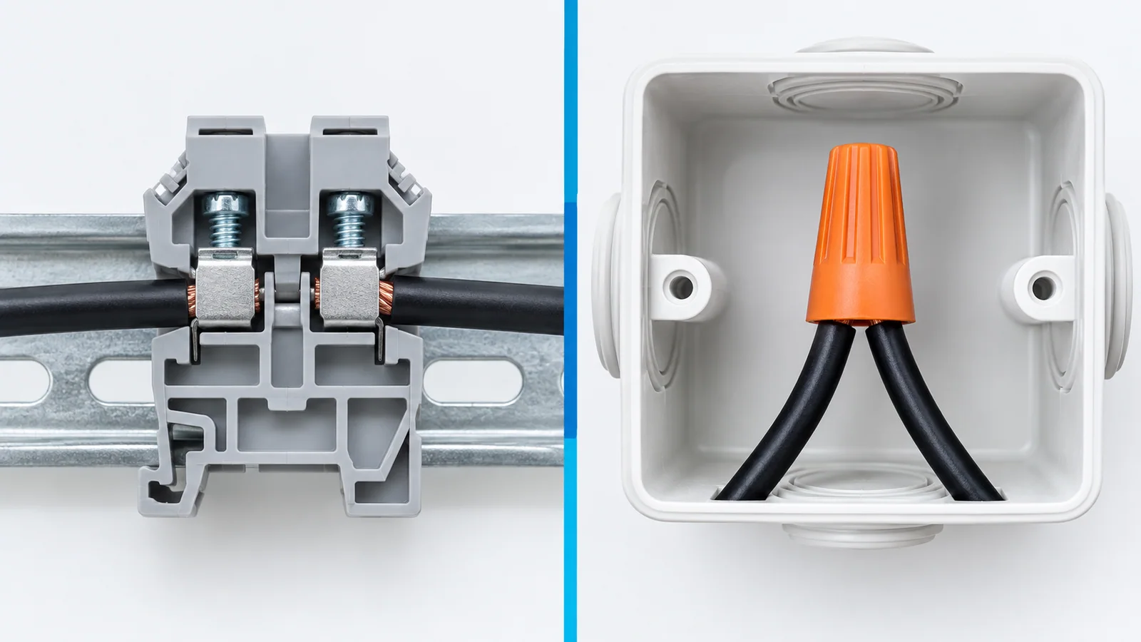 Terminal Blocks vs. Wire Nuts: Choose by Connection and Certification