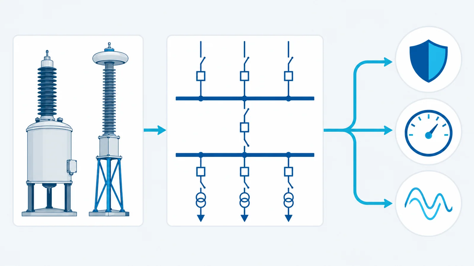 Voltage Transformer Selection for Complex Substations