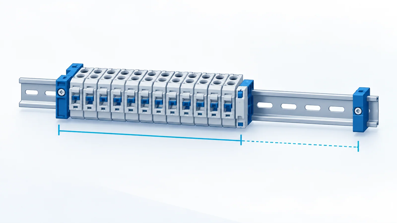 How to Calculate DIN-Rail Space for Terminal Blocks